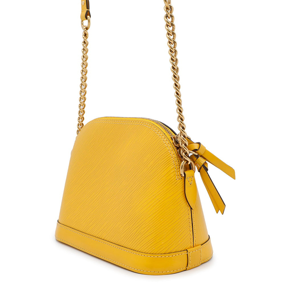 LOUIS VUITTON Alma MINIã»Chain CitronM53119 Epi Leather