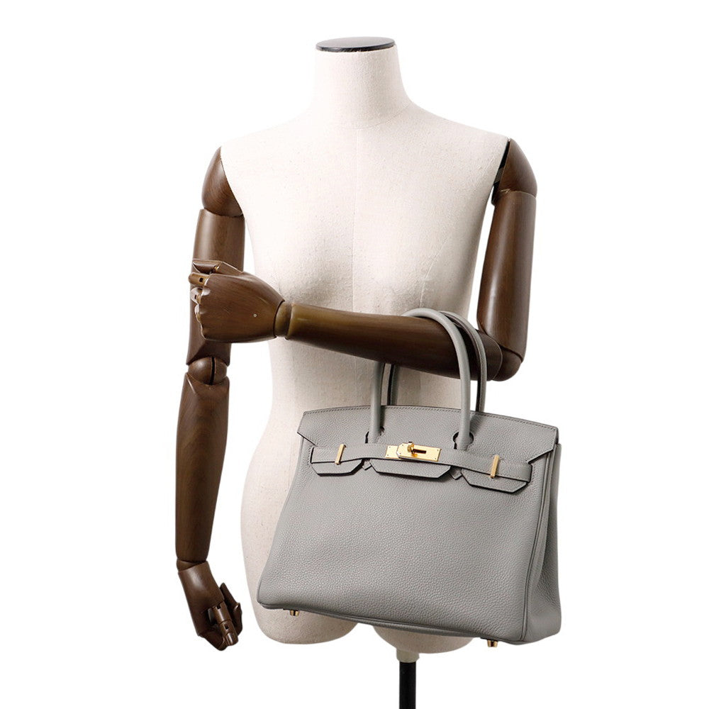 HERMES Birkin Gris Mouette Togo Leather Size 30