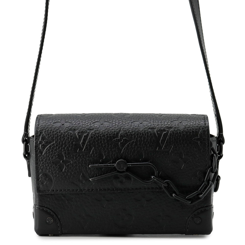 LOUIS VUITTON Steamer Wearable Wallet NoirM81746 Taurillon Leather/Monogramã»Pattern