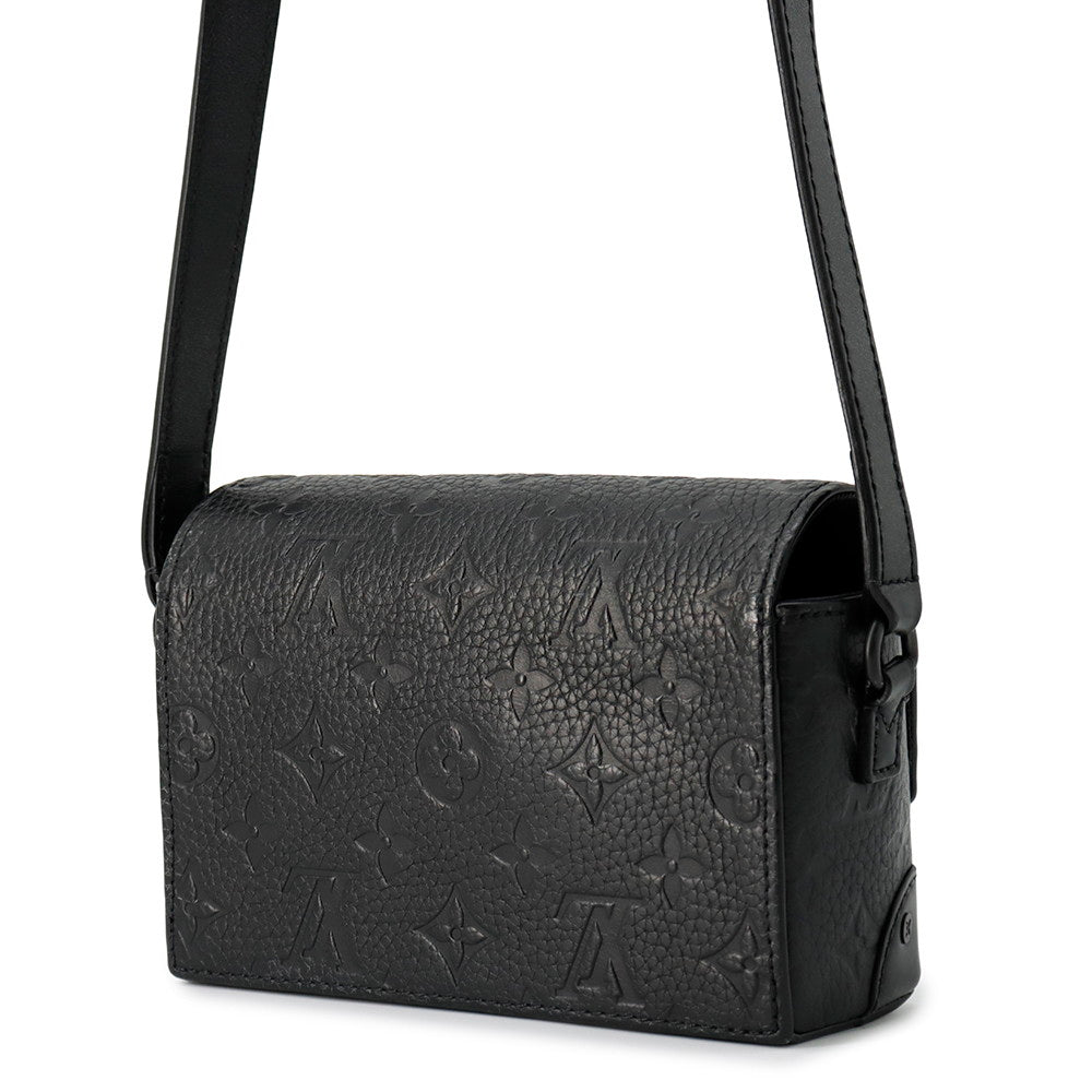 LOUIS VUITTON Steamer Wearable Wallet NoirM81746 Taurillon Leather/Monogramã»Pattern