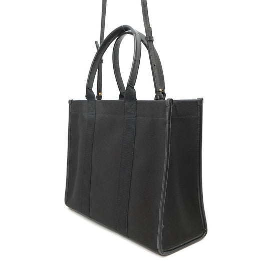 BALENCIAGA Hardware 2WAY Shoulder Bag Black671400 Canvas Leather