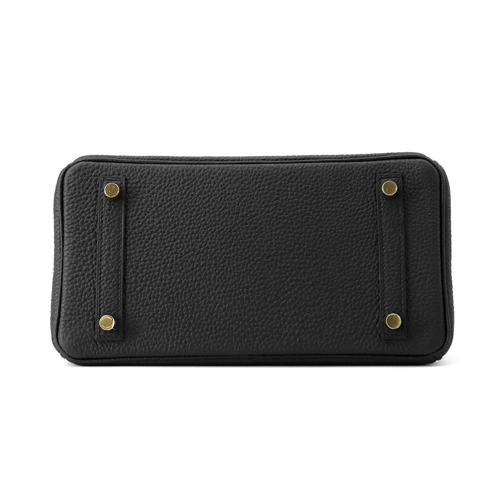 HERMES Birkin Black Togo Leather Size 25
