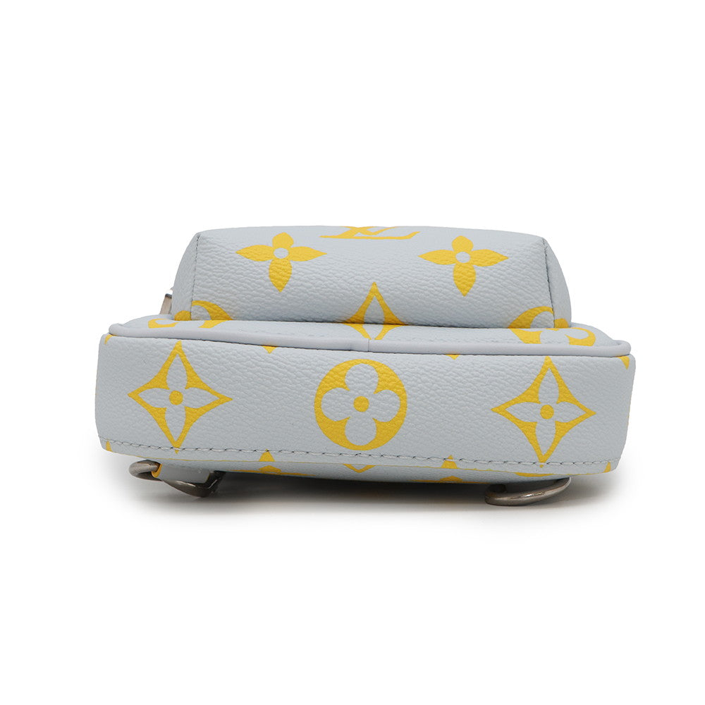 LOUIS VUITTON Avenue Sling Bag Gray/YellowM15078 Monogramã»Glow