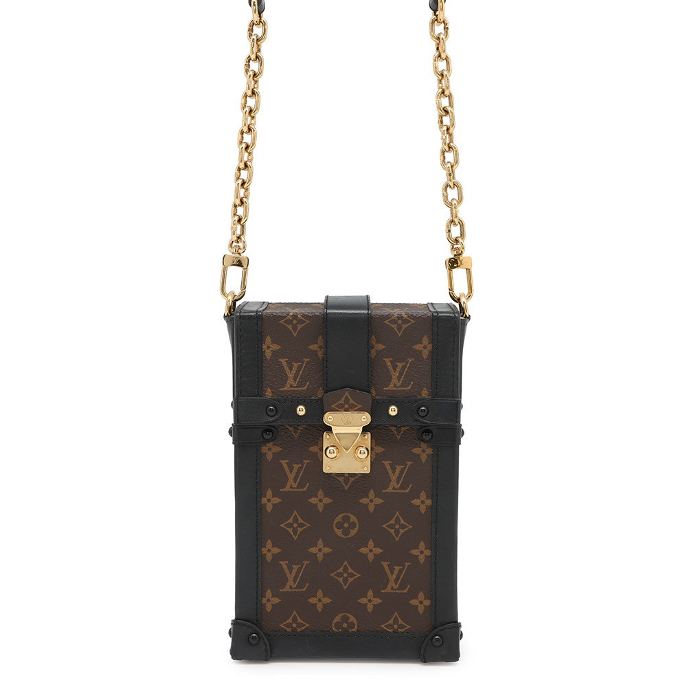 LOUIS VUITTON Pochetteã»Trunk Vertical NoirM63913 Monogram