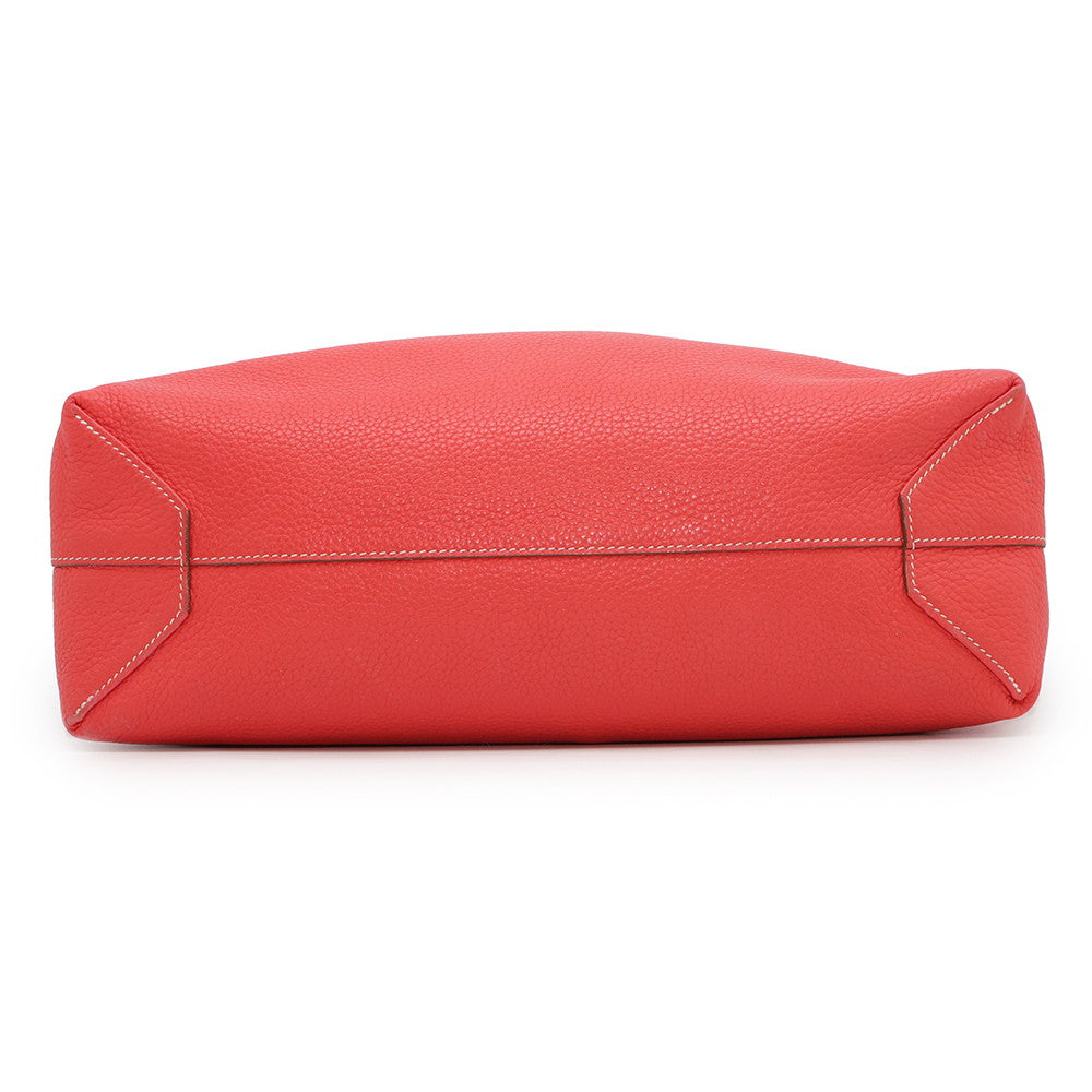 HERMES Double sense Rose Jaipur/Sanguine Taurillon Clemence Size 45