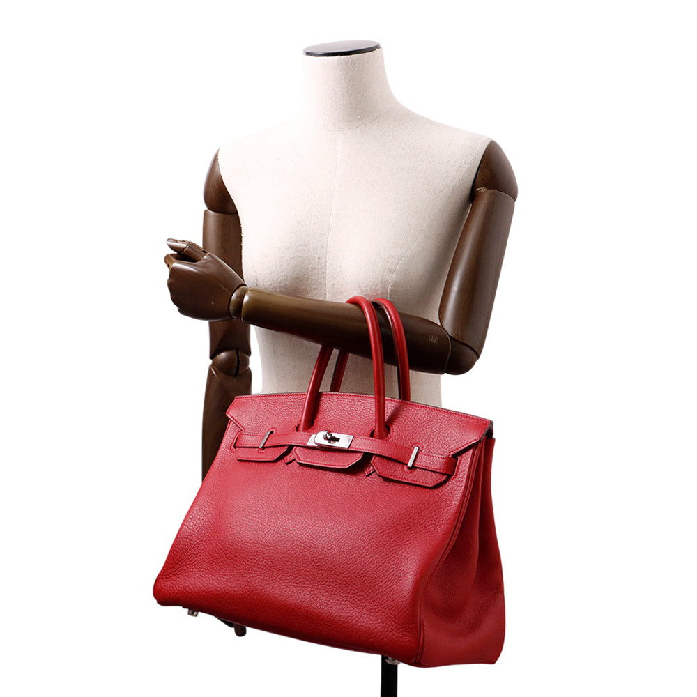 HERMES Birkin Rouge Casaque Taurillon Clemence Size 35
