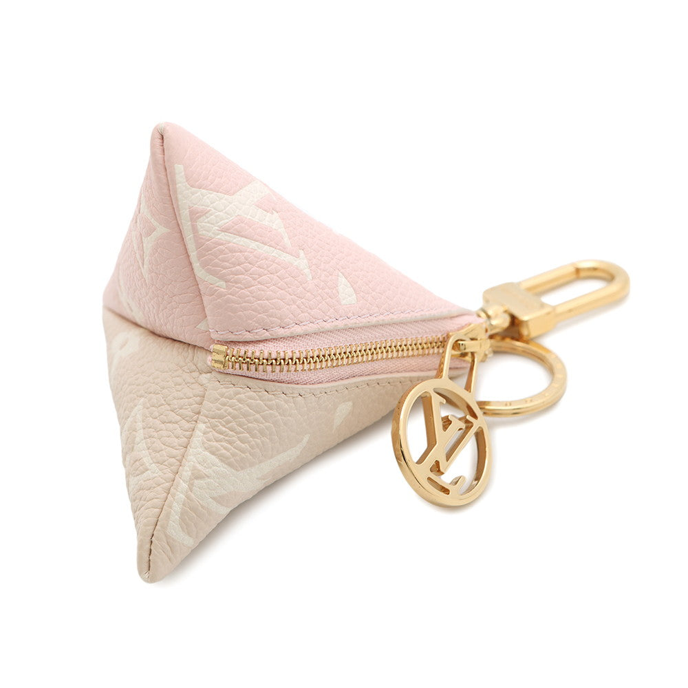 LOUIS VUITTON Bellungo Pouch Pink/BeigeM00669 Monogram Empreinte Leather