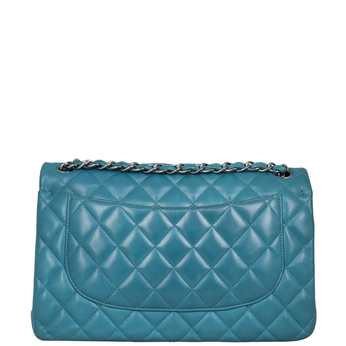 Chanel Classic Double Flap Jumbo | Peacock Blue