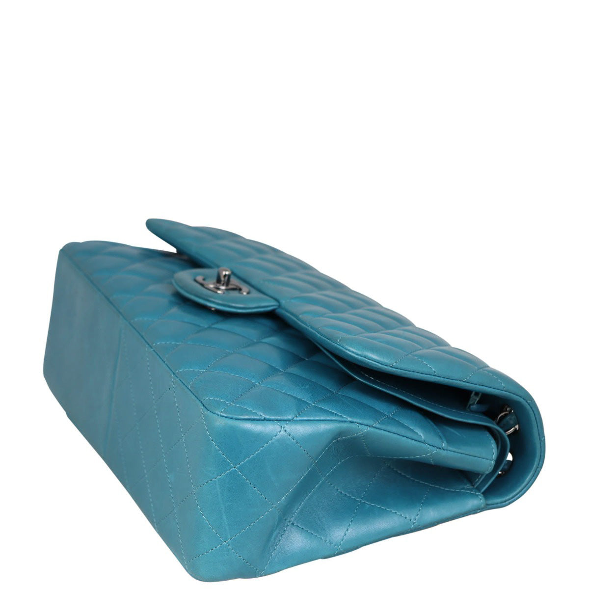 Chanel Classic Double Flap Jumbo | Peacock Blue