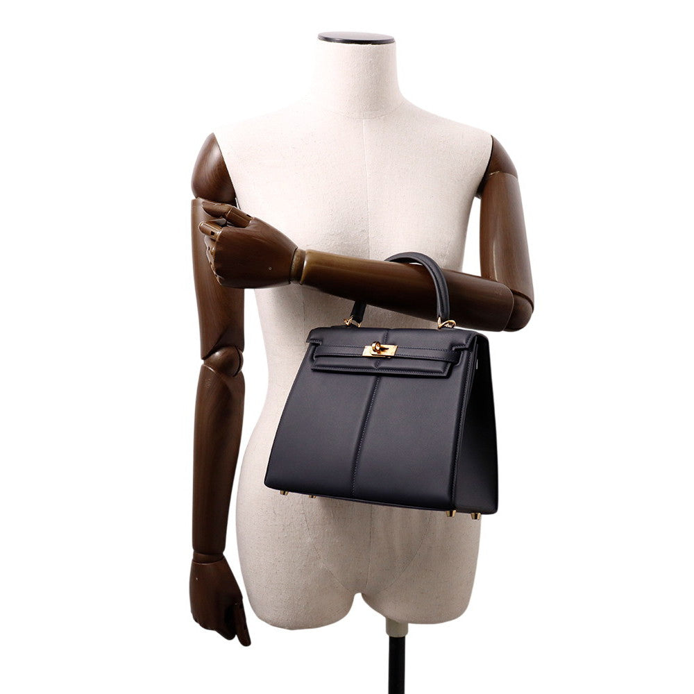 HERMES Kelly Padded Caban Swift Leather Size 25