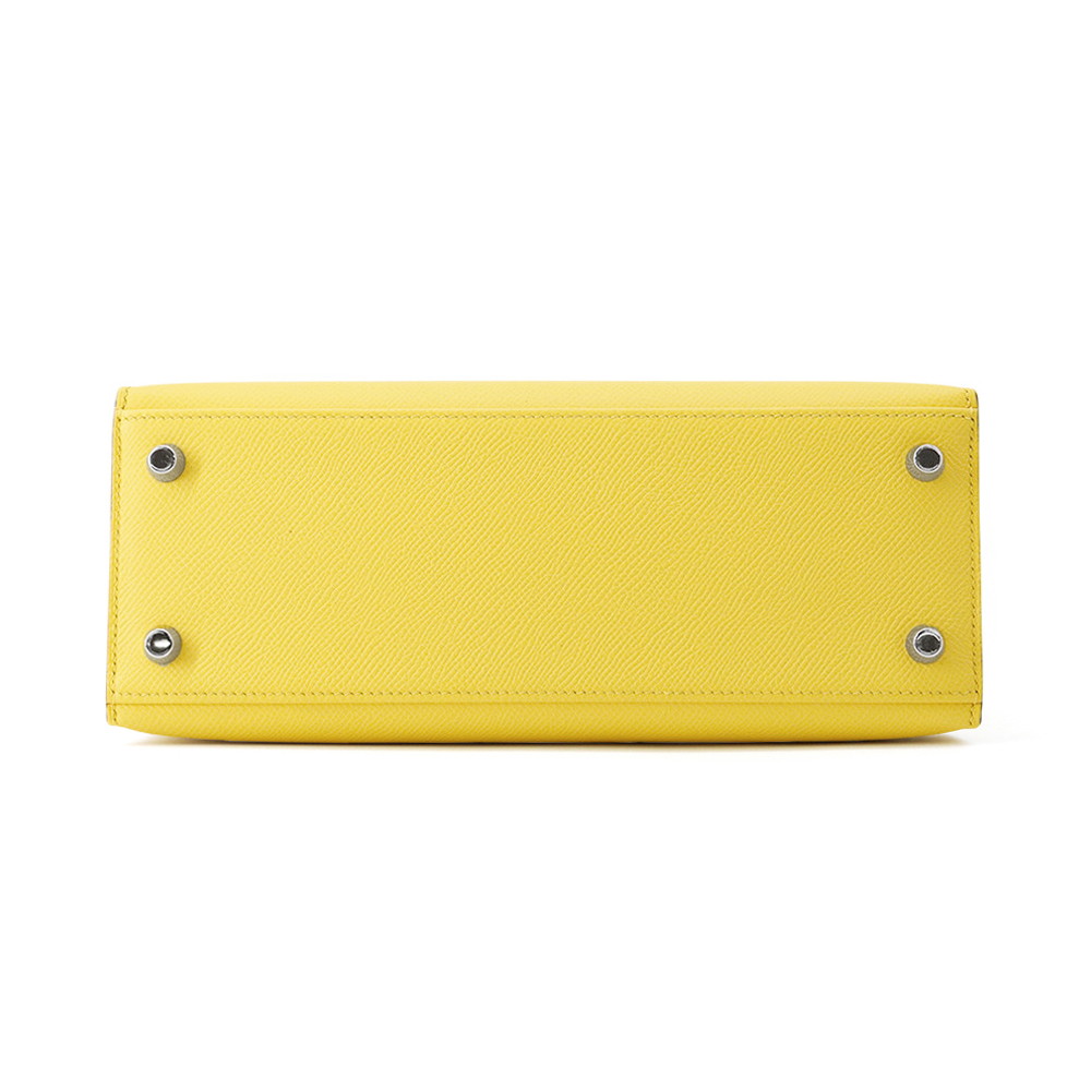 HERMES Kelly outside Jaune de Naples Epsom Size 25