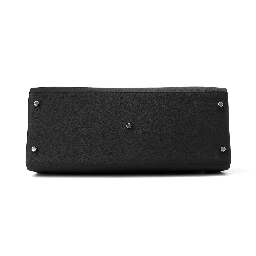 HERMES Maxi Kelly Black Togo Leather Size 42