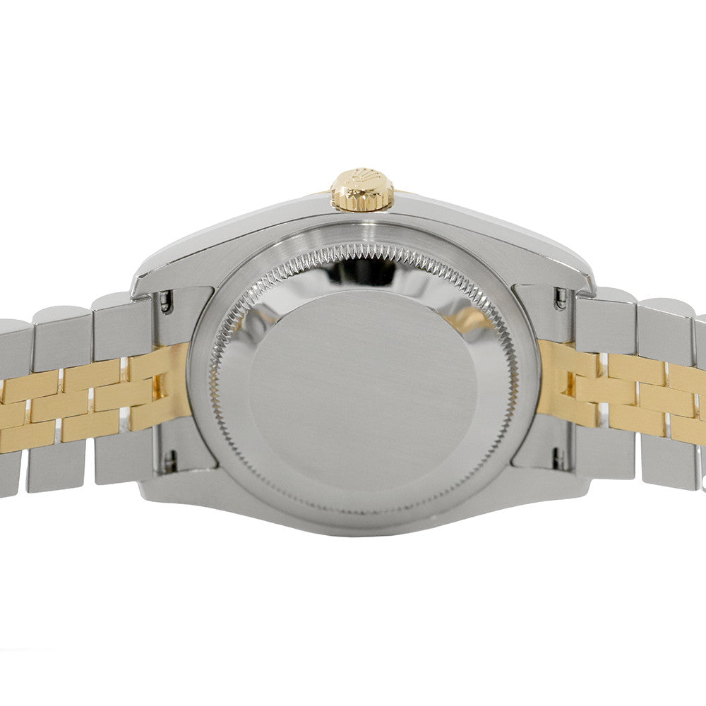 ROLEX Datejust W36mm Stainless Steel K18YG Black/Silver Dial116233