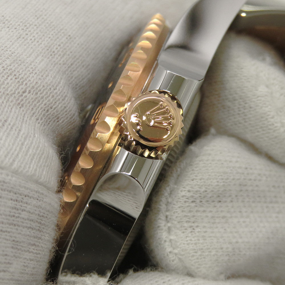 ROLEX GMT MasterII W40mm Stainless Steel K18PG Black Dial126711CHNR