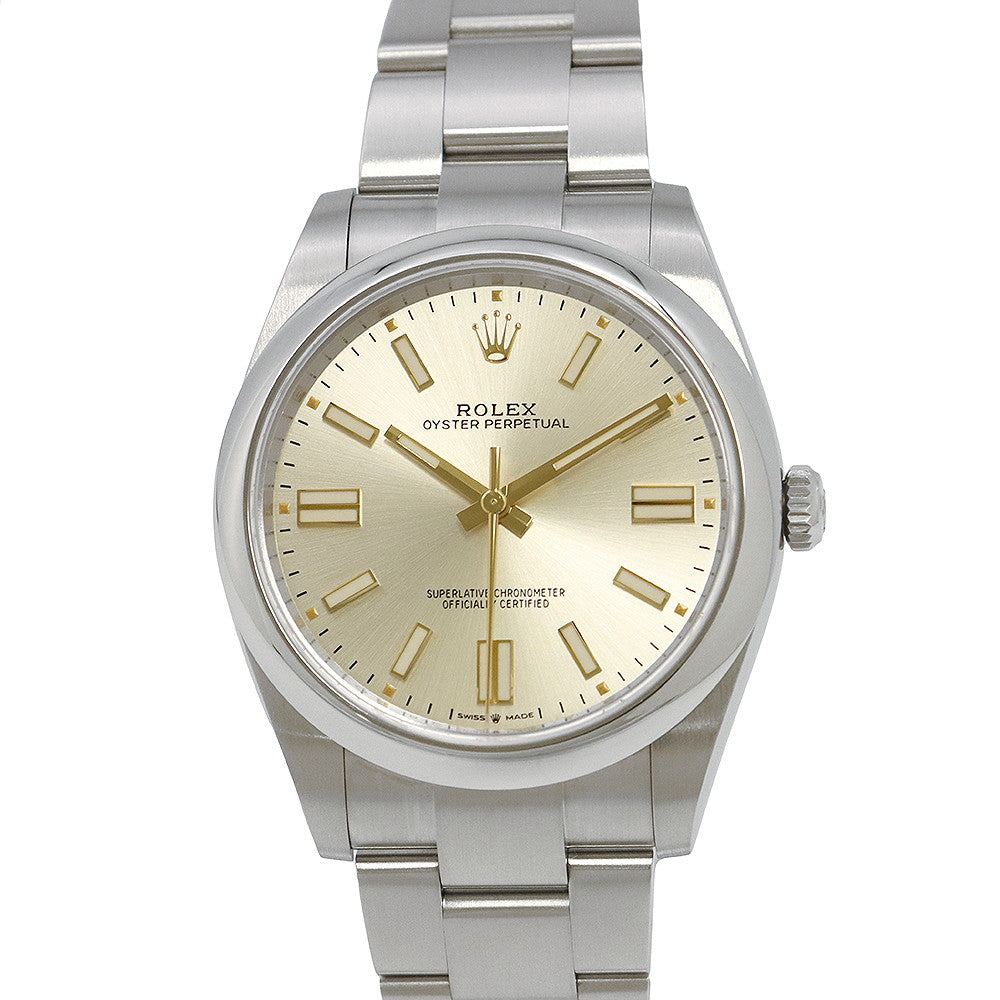 ROLEX Oyster Perpetual W41mm Stainless Steel Silver Dial124300
