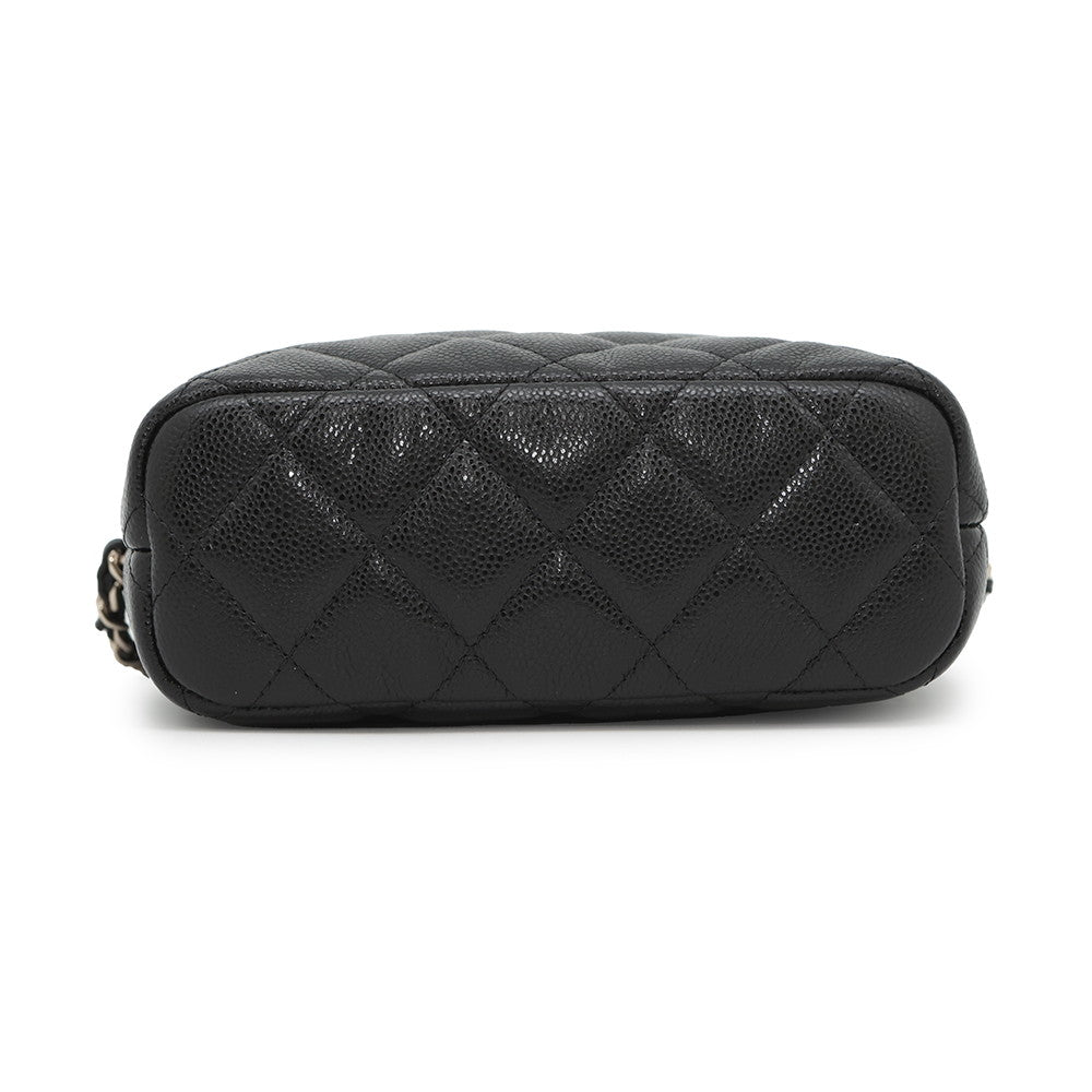 CHANEL Hobo ChainShoulder BlackAP4386 Caviar Leather