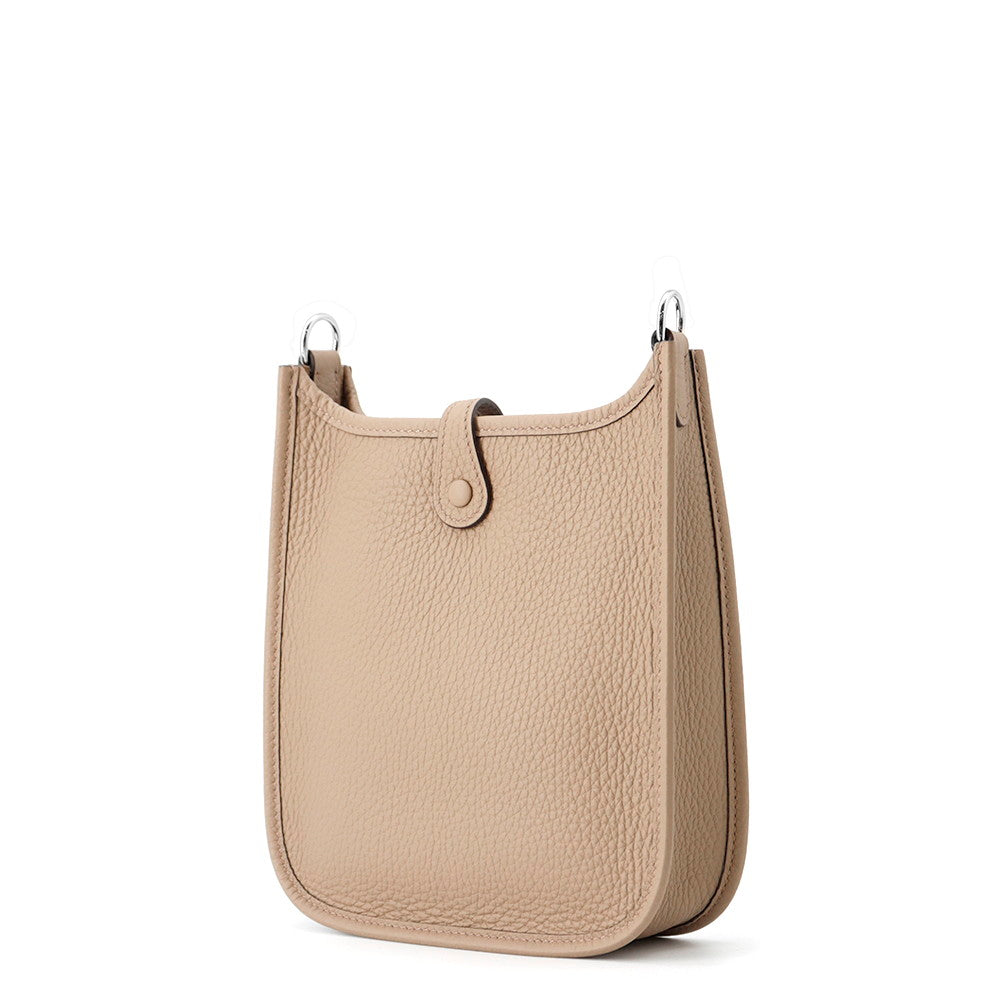 HERMES Evelyne Long Beige Marfa Taurillon Clemence Size TPM