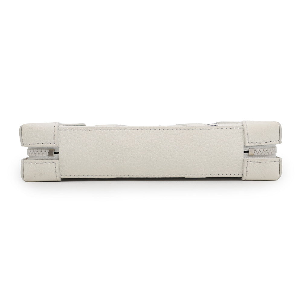 LOUIS VUITTON Soft Trunk / Wallet WhiteM80146 Monogramã»Taurillon LV Friend