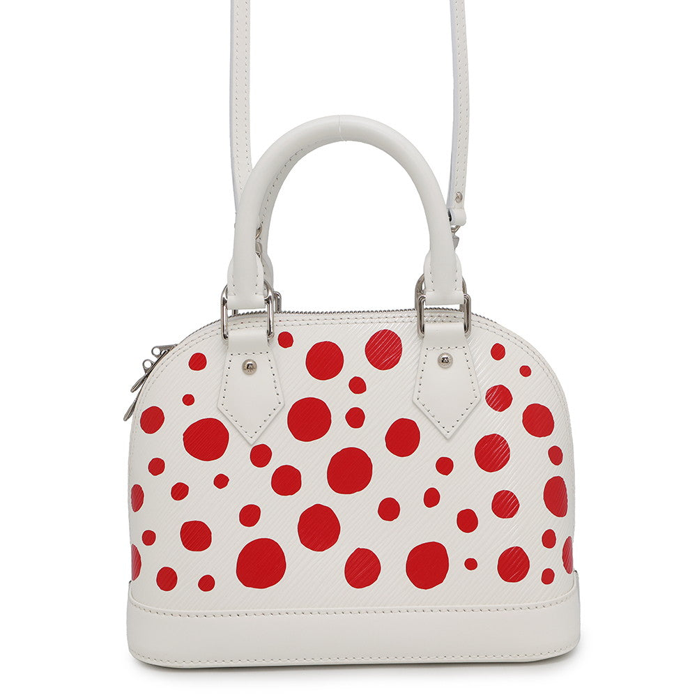 LOUIS VUITTON Alma LVxYK Blanc/RougeM21712 Epi Leather Infinity Dot Size BB