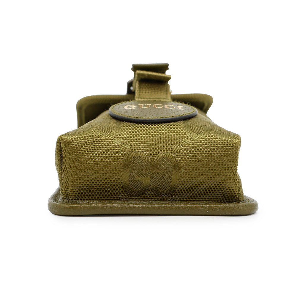 GUCCI GUCCI Off the Grid Shoulder Bag Green696018 GGNylon Leather