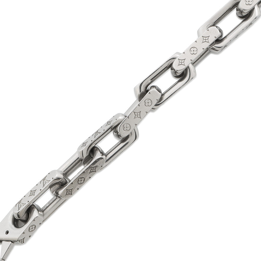 LOUIS VUITTON Braceletã»Monogram Chain SilverM00309 Metal