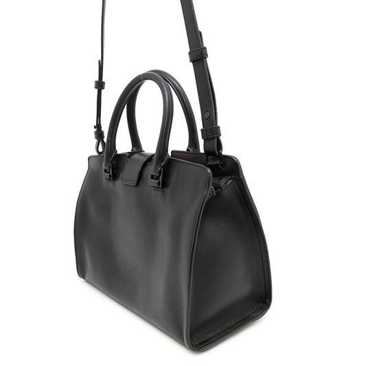 SAINT LAURENT PARIS Baby mosquito bus Black400914 Leather