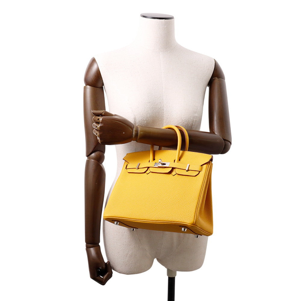 HERMES Birkin Jaune Ambre Togo Leather Size 25