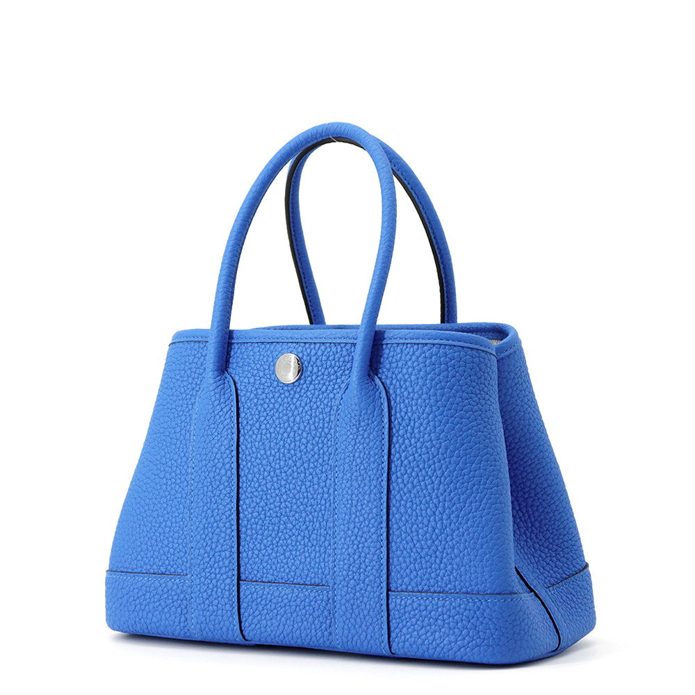 HERMES Neo Garden Blue Hydra Negonda Leather Size 23