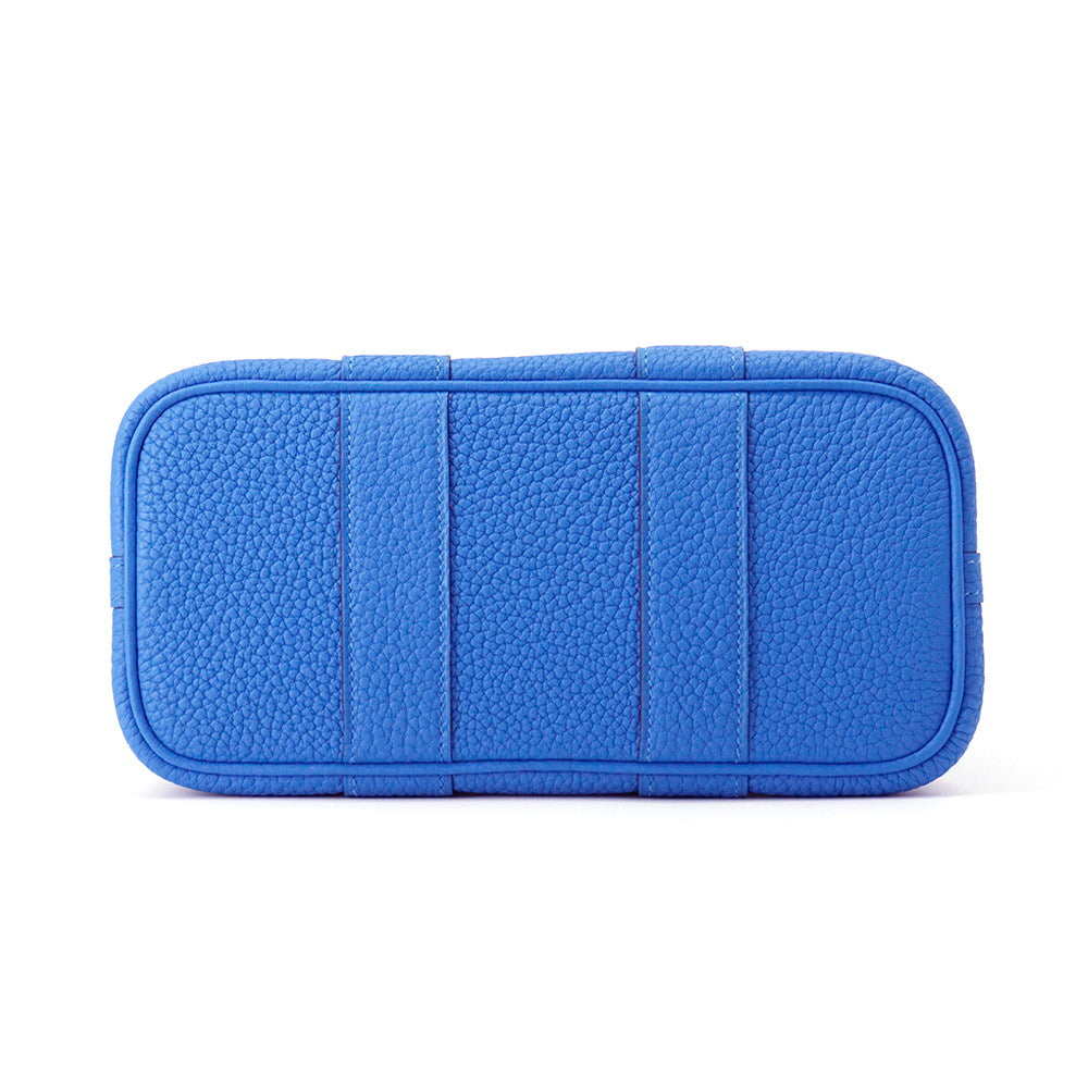 HERMES Neo Garden Blue Hydra Negonda Leather Size 23