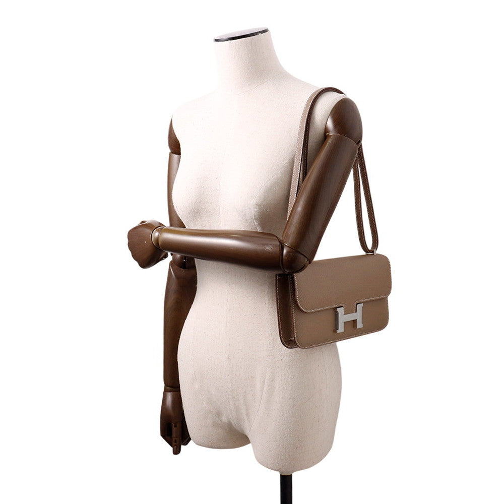 HERMES Constance Elan Miroir Etoupe Epsom