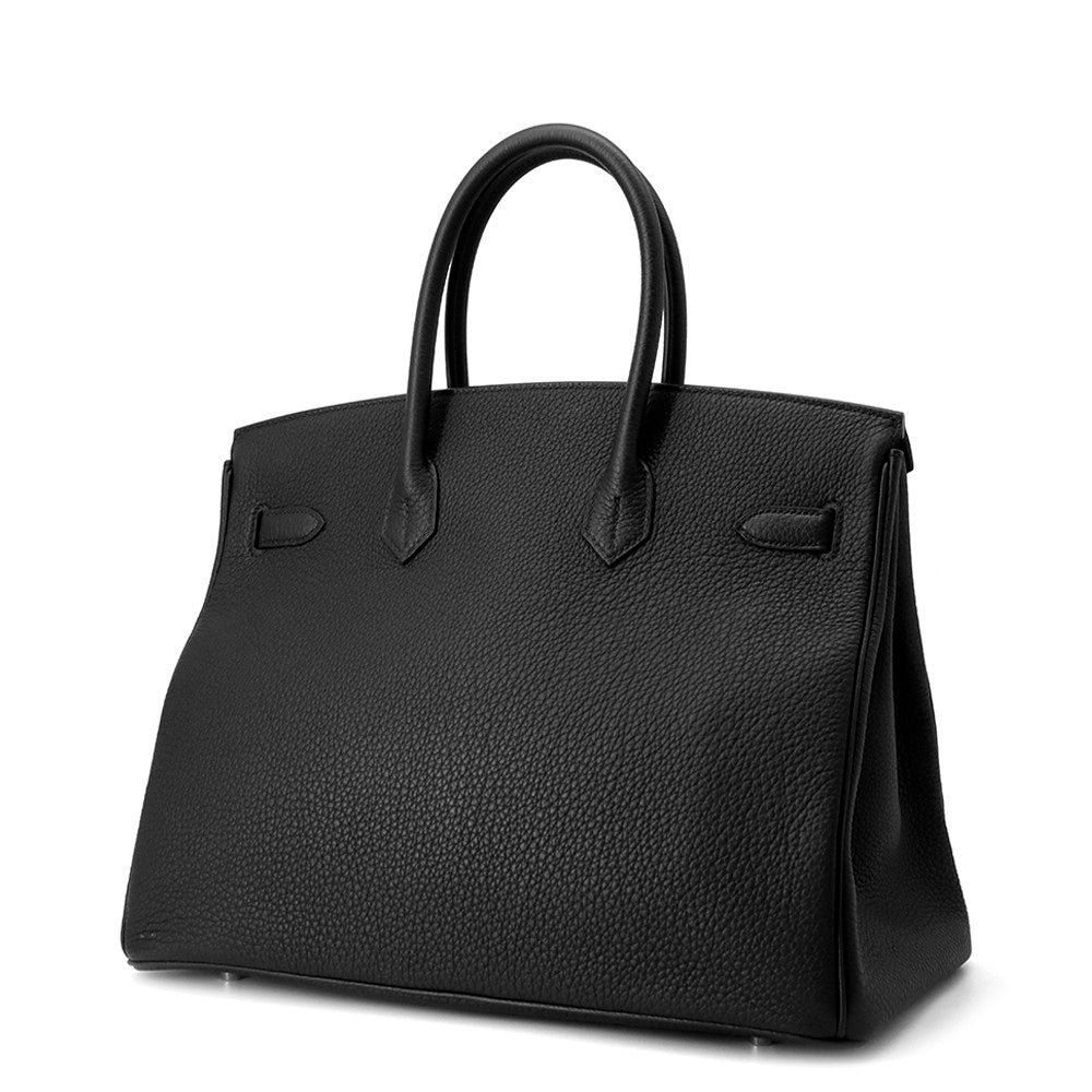 HERMES Birkin Black Togo Leather Size 35