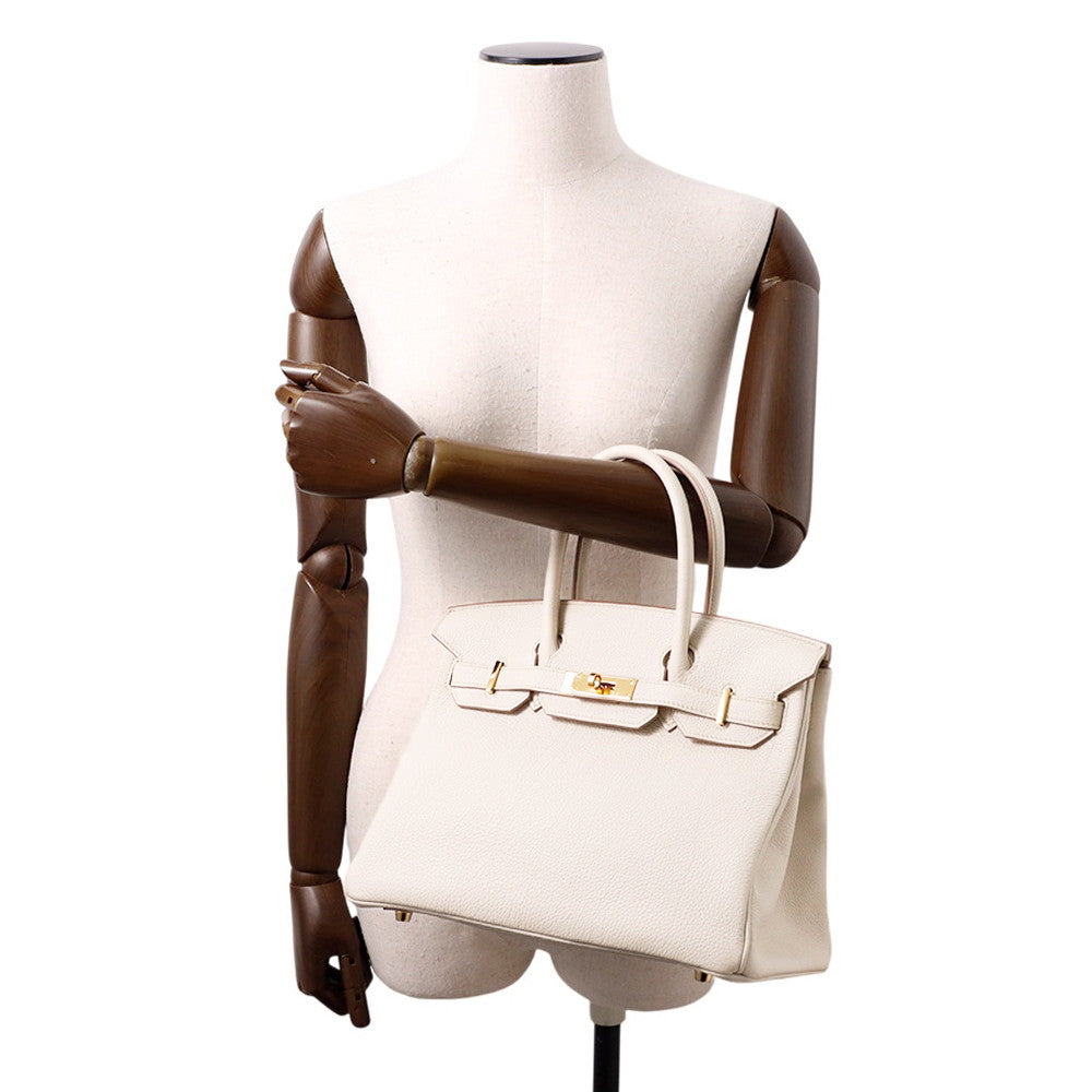 HERMES Birkin Beton Togo Leather Size 30