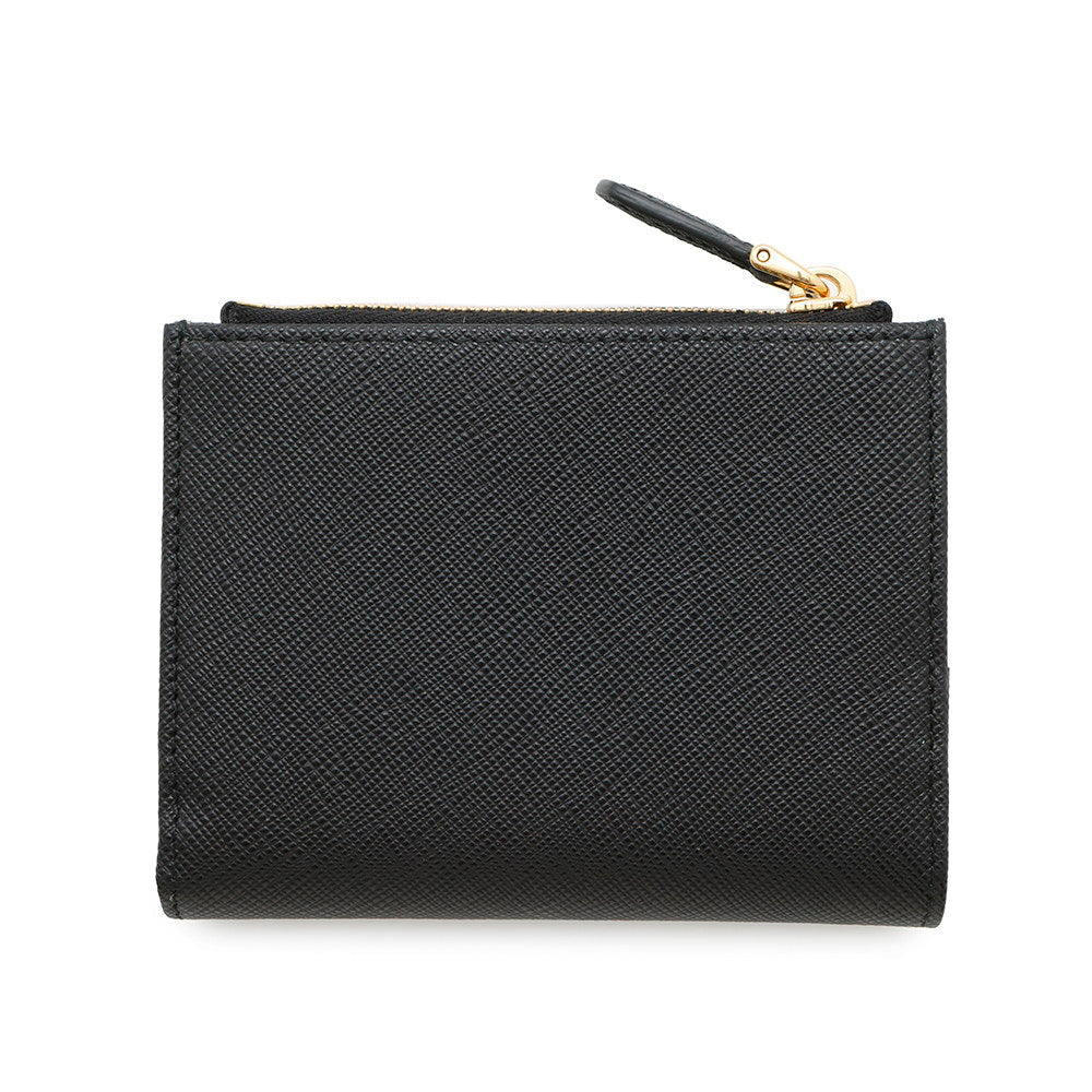 PRADA Saffiano Leather Multicolor Wallet Black/Pink1ML050 Leather