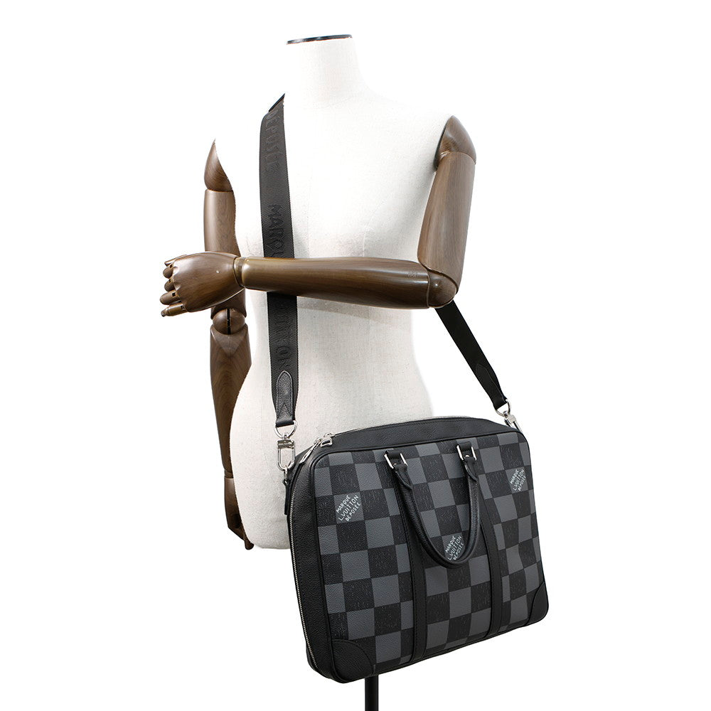 LOUIS VUITTON Siriusã»Briefcase NoirN50072 Damier Pattern Capsule Collection