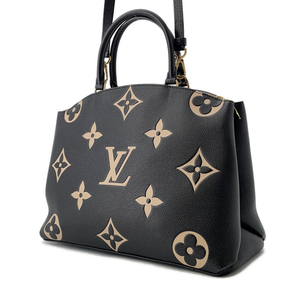 LOUIS VUITTON Grand Palais Noir/BeigeM45842 Monogramã»Amplan Size MM
