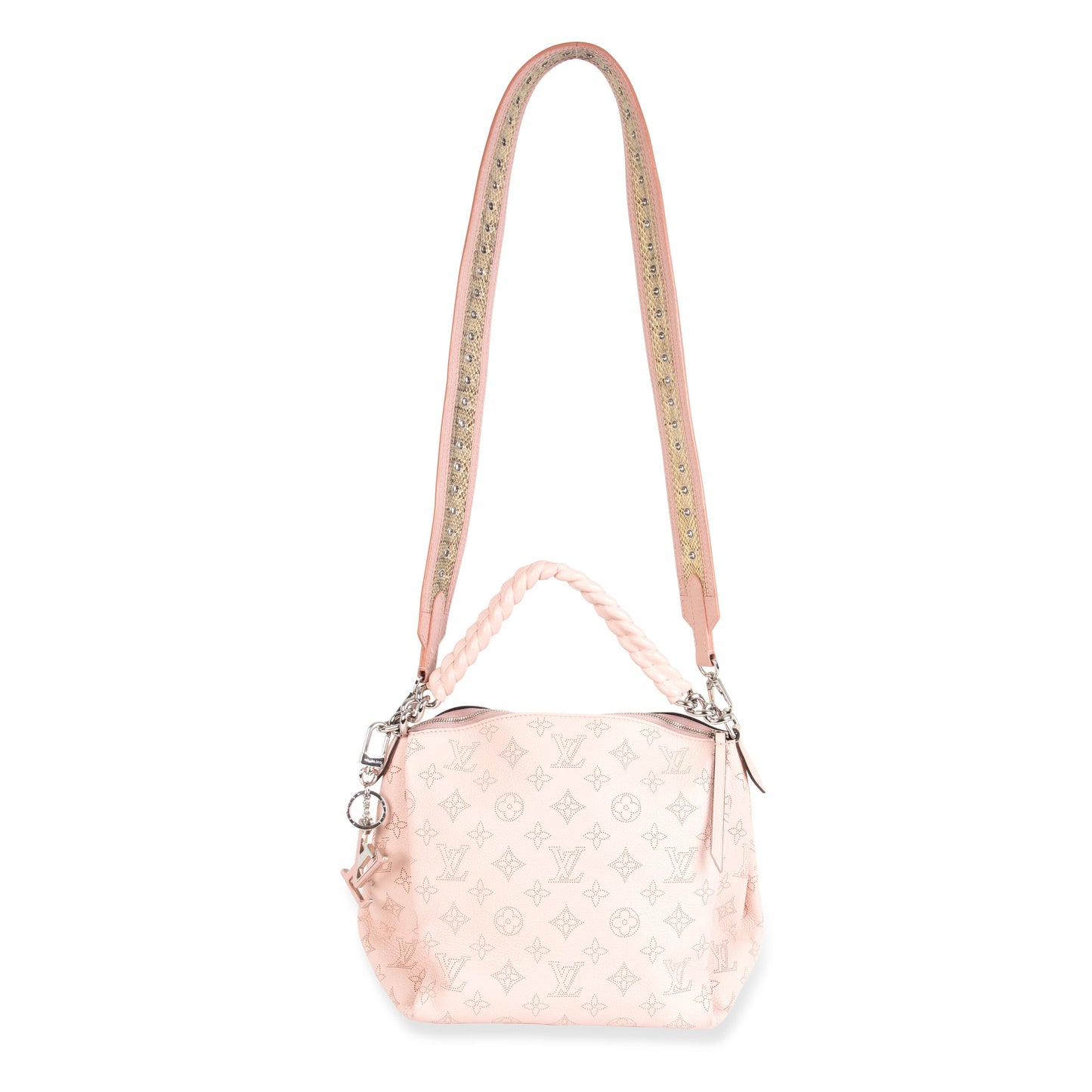 Louis Vuitton Louis Vuitton Magnolia Mahina Leather Babylone BB Chain Shoulder Bag