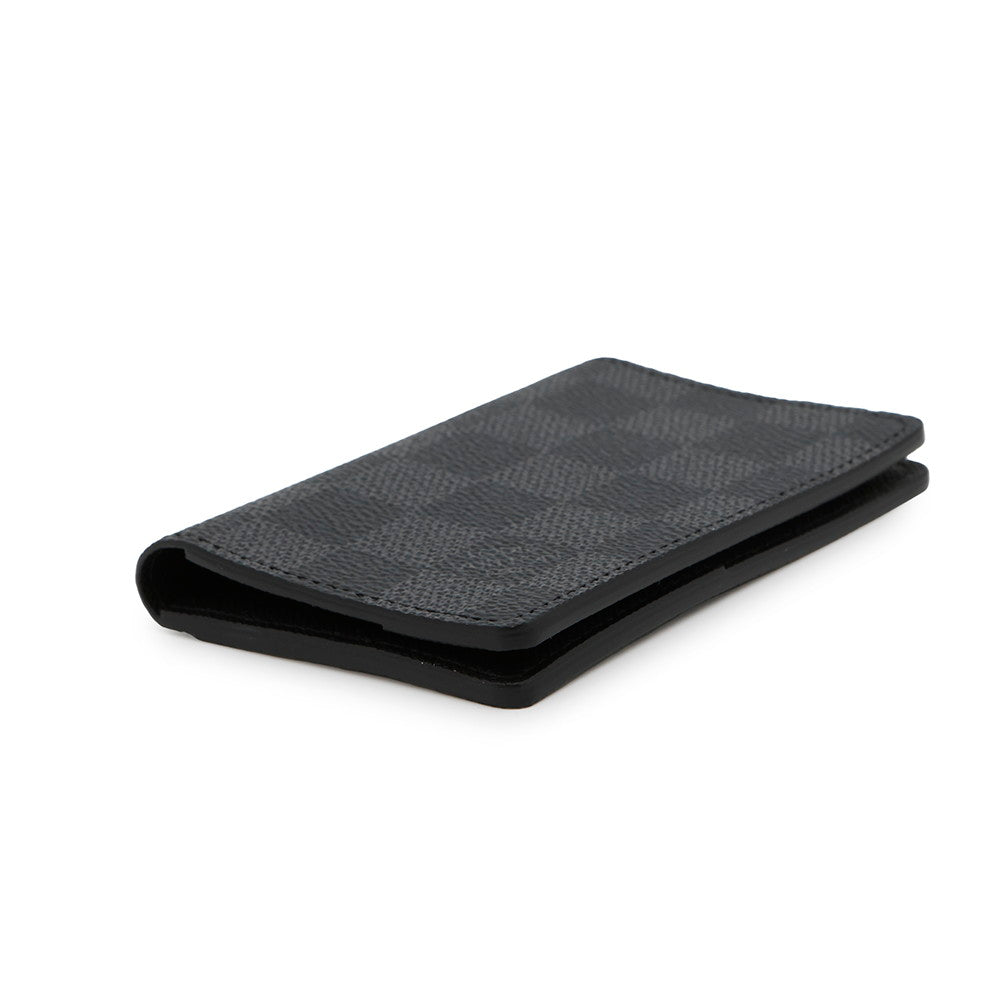LOUIS VUITTON Card Case Organizer de Poche NoirN63143 Damier Graphite