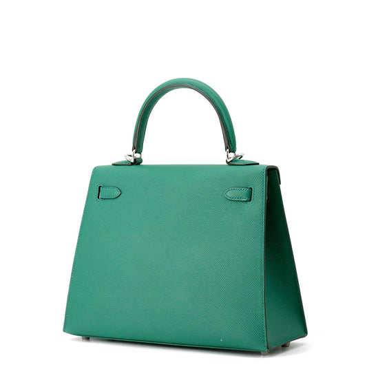 HERMES Kelly Sellier Vert Vertigo Epsom Size 25