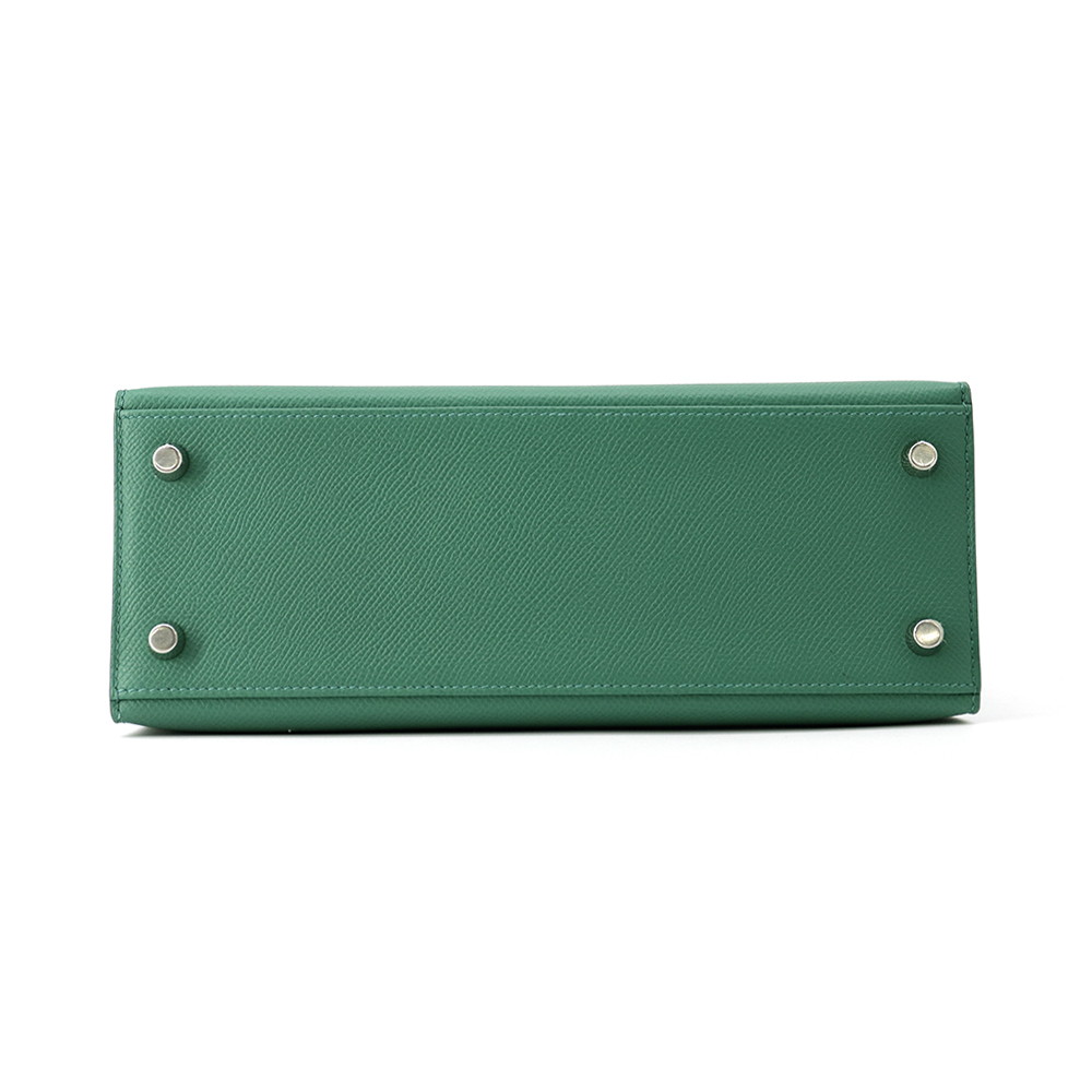 HERMES Kelly Sellier Vert Vertigo Epsom Size 25