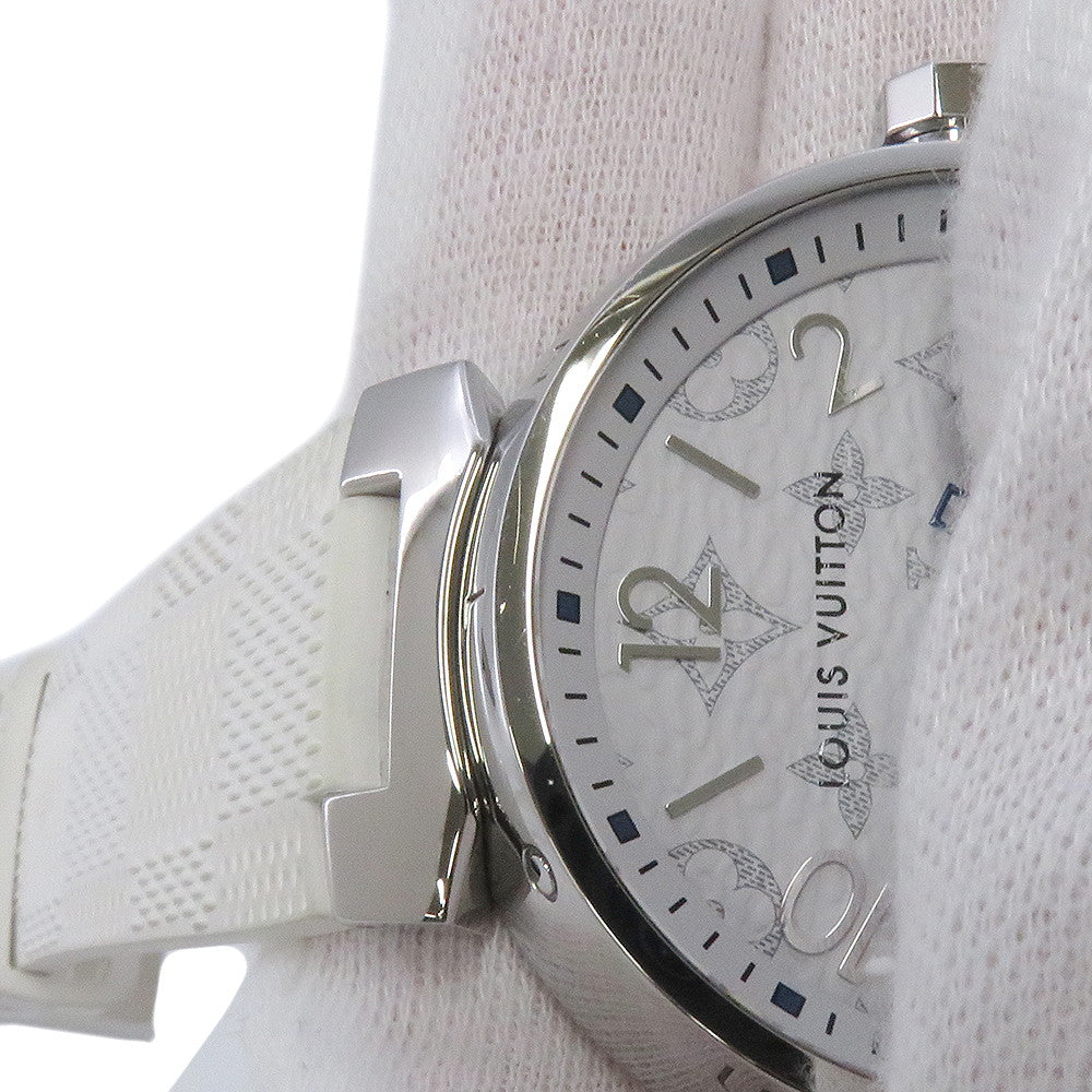 LOUIS VUITTON Tambour W41.5mm Stainless Steel Rubber White DialQA114Z