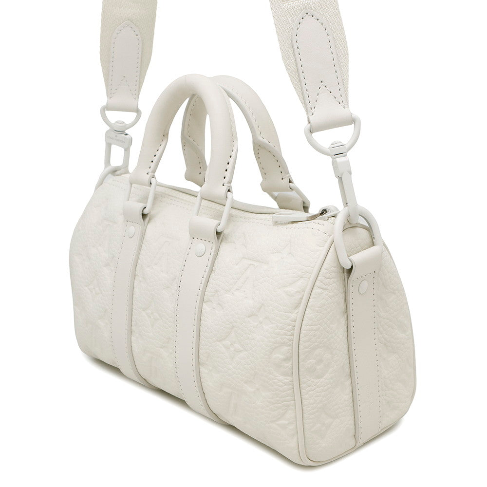 LOUIS VUITTON Keepall Bandouliere Full MoonM24434 Monogramã»Taurillon Size 25