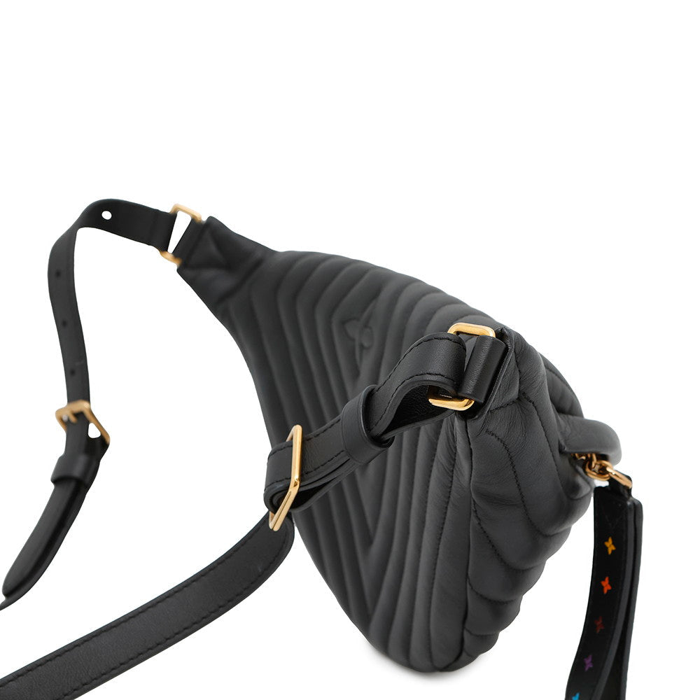 LOUIS VUITTON New Wave Bumbag NoirM53750 Calf Leather