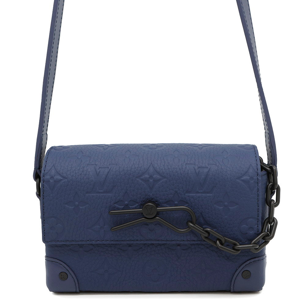 LOUIS VUITTON Steamer Wearable Wallet Blue NuitM11522 Monogramã»Taurillon
