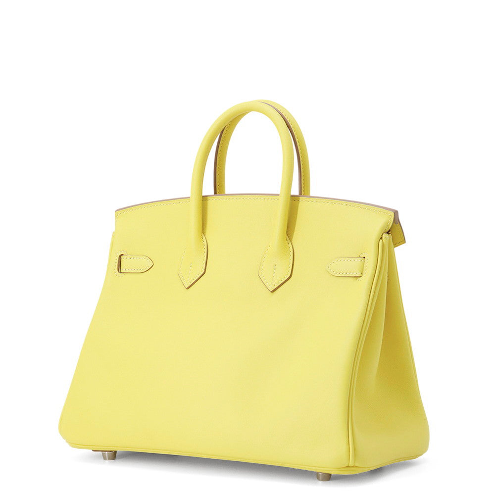 HERMES Birkin Lime Swift Leather Size 25