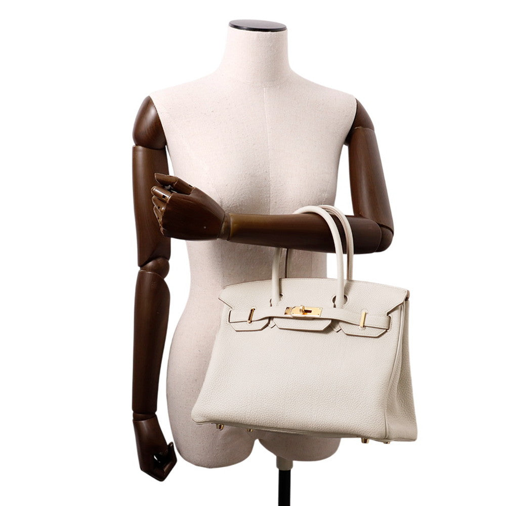HERMES Birkin Beton Togo Leather Size 30