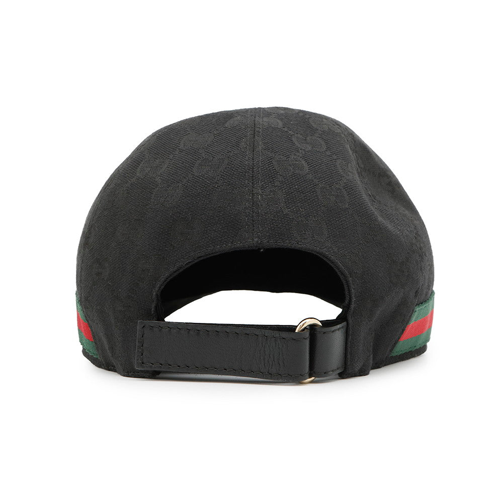 GUCCI GG Canvas Cap Size L Black200035 Canvas