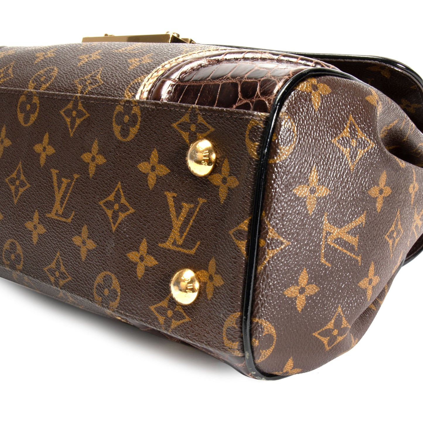 Louis Vuitton Louis Vuitton Limited Edition Monogramissime Alligator & Python Bag