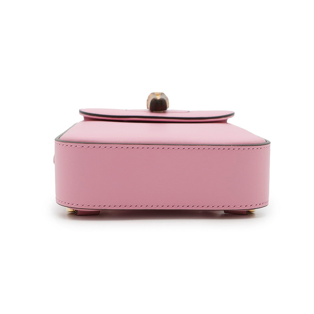 GUCCI 3WAYShoulder Bag Pink702106 Bamboo Leather
