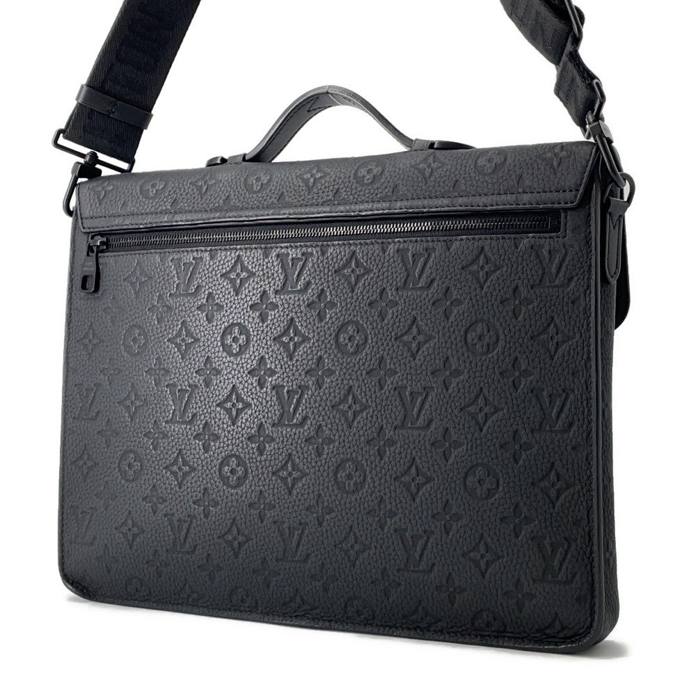 LOUIS VUITTON SPadlockã»Briefcase BlackM20835 Taurillonã»Monogram