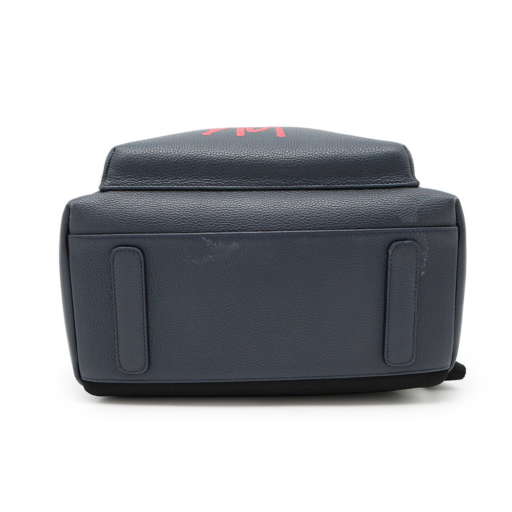 Dior Backpack StÃ¼ssy collaboration Navy Leather